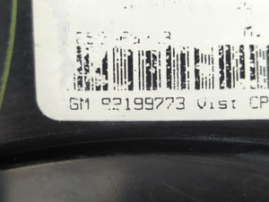 2010-2012 Chevrolet Camaro Tail Light Assembly Driver Left OEM P/N:VP00003806-BLK 92199773 Fits Fits 2010 2011 2012 OEM Used Auto Parts