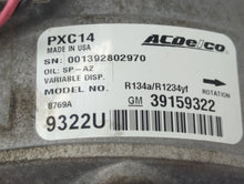 2019-2019 Chevrolet Cruze Air Conditioning A/c Ac Compressor Oem