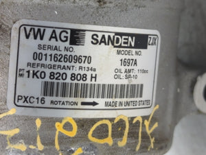 2016-2018 Volkswagen Passat Air Conditioning A/c Ac Compressor Oem