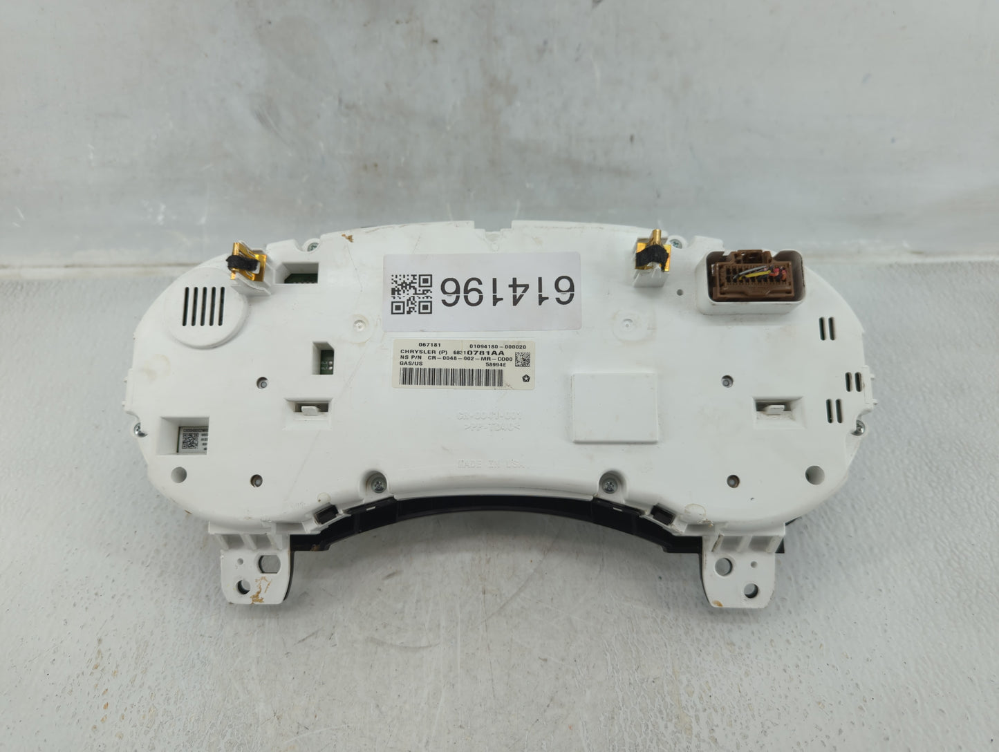 2018 Dodge Journey Instrument Cluster Speedometer Gauges P/N:68310781AA Fits OEM Used Auto Parts - Oemusedautoparts1.com