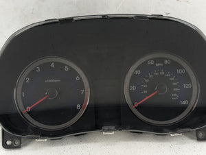 2012-2013 Hyundai Accent Instrument Cluster Speedometer Gauges P/N:94001-1R010 Fits 2012 2013 OEM Used Auto Parts