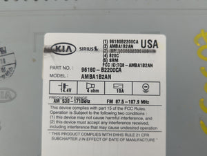 2014-2016 Kia Soul Radio AM FM Cd Player Receiver Replacement P/N:96180-B2200CA Fits 2014 2015 2016 OEM Used Auto Parts