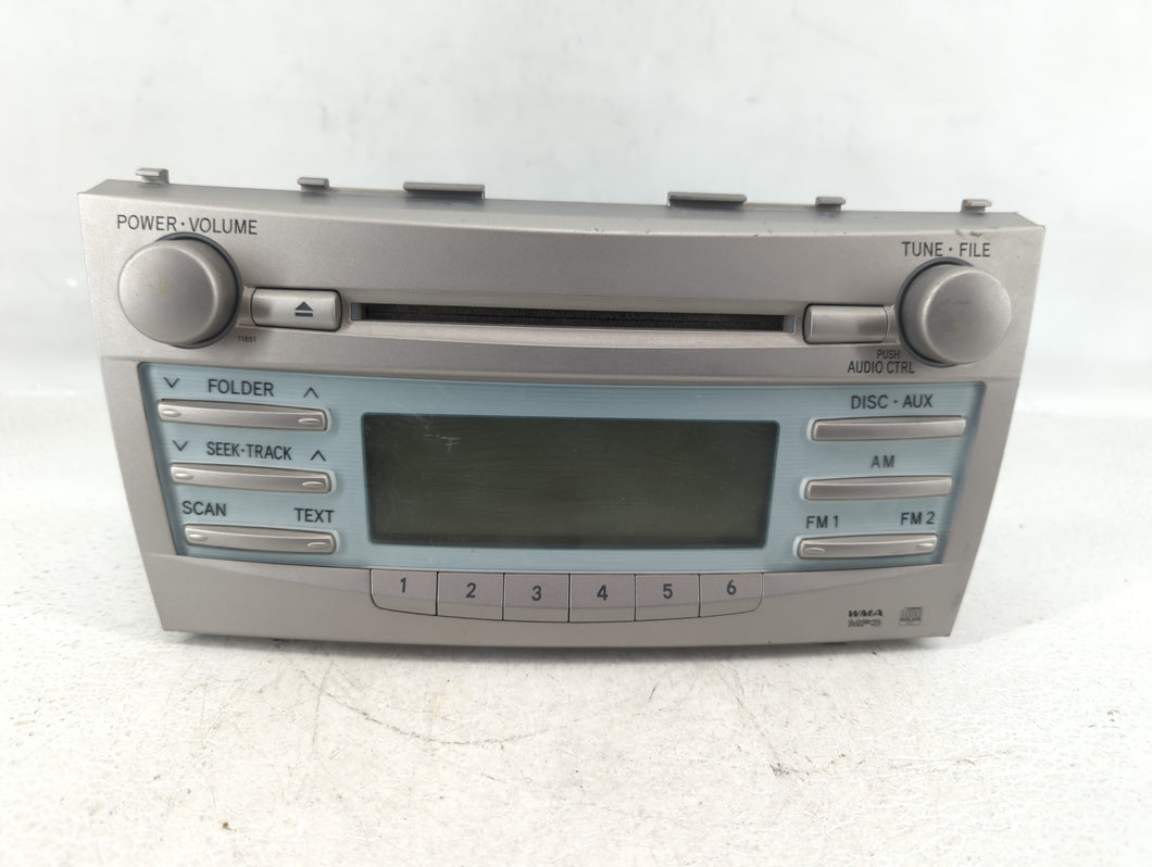 2007-2009 Toyota Camry Radio AM FM Cd Player Receiver Replacement Fits 2007 2008 2009 OEM Used Auto Parts