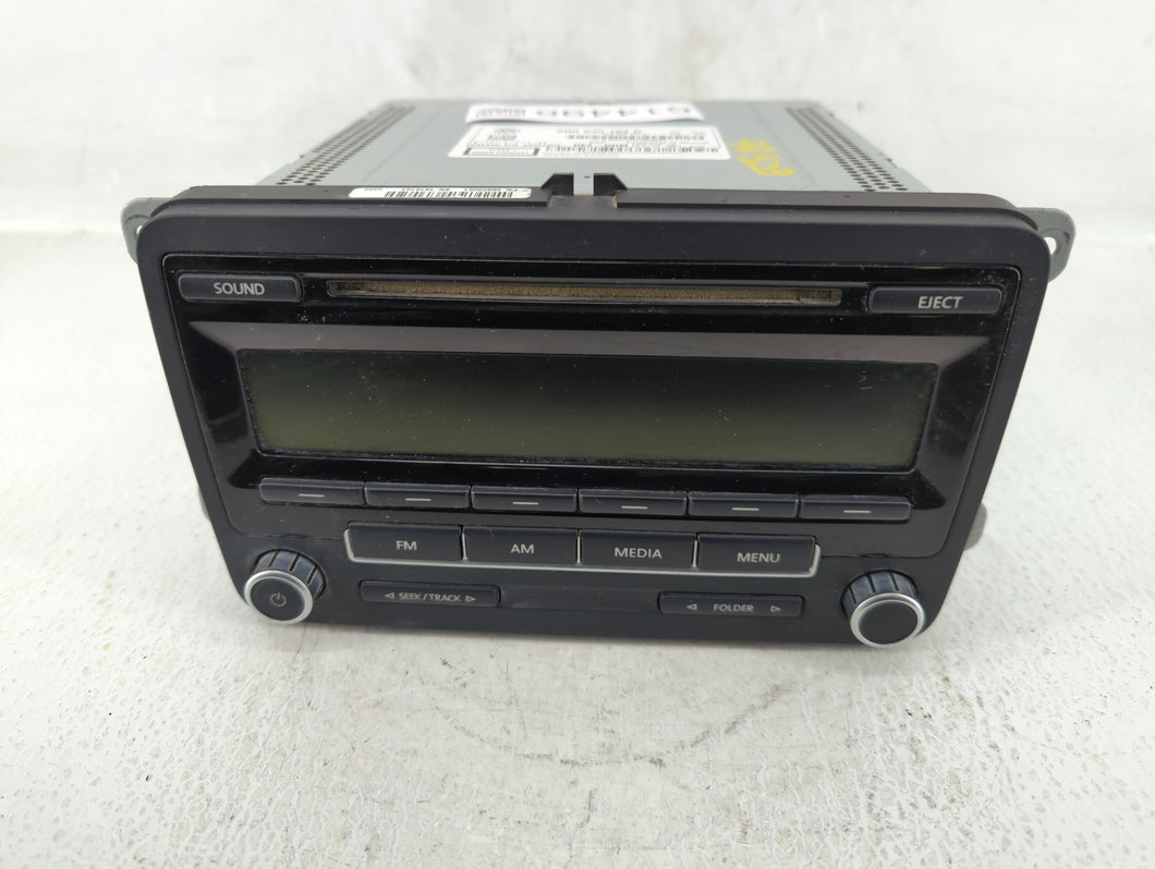 2009-2017 Volkswagen Tiguan Radio AM FM Cd Player Receiver Replacement P/N:5N0 035 164 D Fits OEM Used Auto Parts