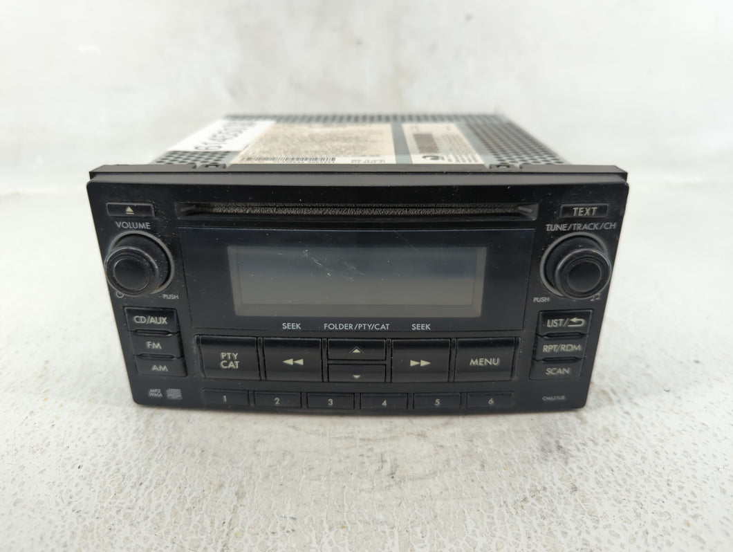 2010-2011 Mercury Milan Radio AM FM Cd Player Receiver Replacement P/N:86201FJ620 Fits 2010 2011 2012 OEM Used Auto Parts