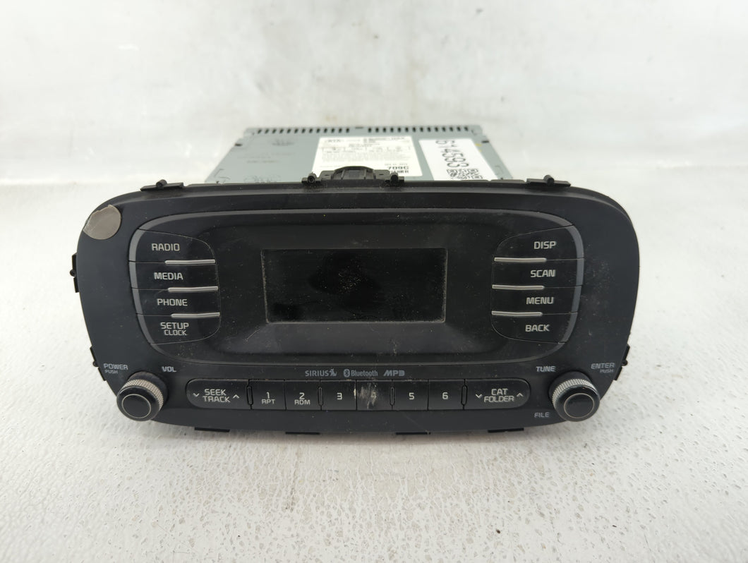 2014-2016 Kia Soul Radio AM FM Cd Player Receiver Replacement P/N:96170-B2090CA Fits 2014 2015 2016 OEM Used Auto Parts