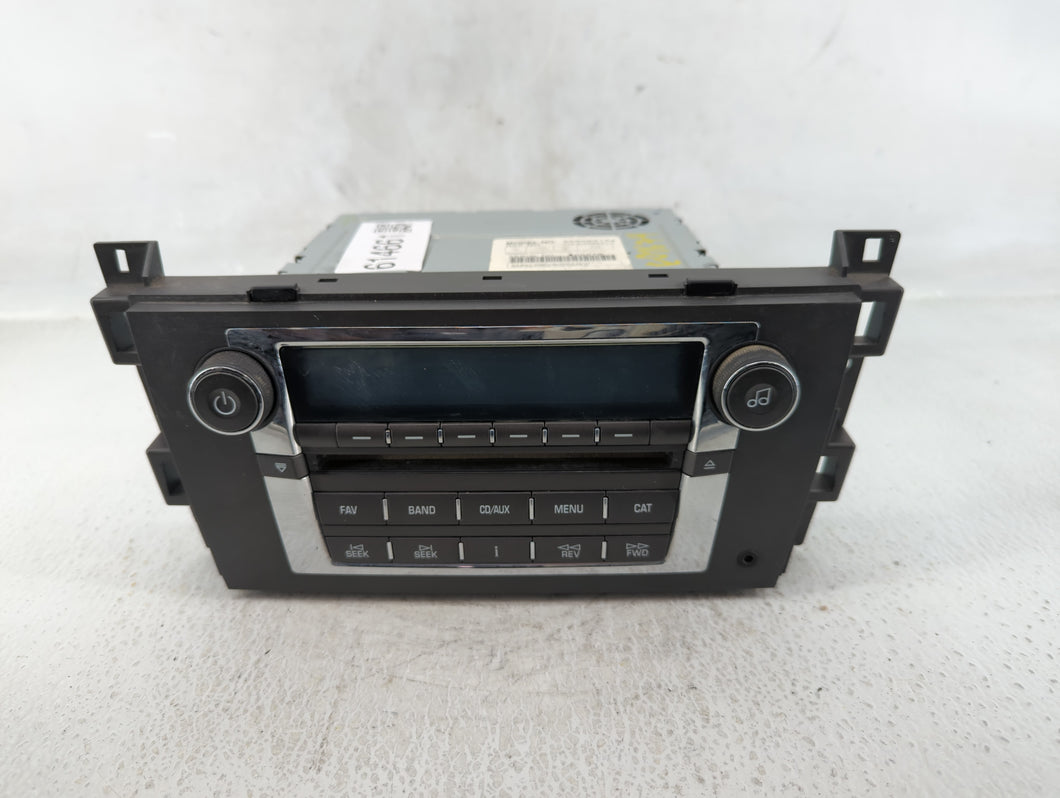 2007-2009 Cadillac Dts Radio AM FM Cd Player Receiver Replacement P/N:25808215 15877516 Fits 2007 2008 2009 OEM Used Auto Parts