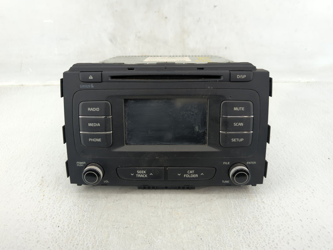 2017-2018 Kia Sedona Radio AM FM Cd Player Receiver Replacement P/N:96180-A9800WAC Fits 2017 2018 OEM Used Auto Parts