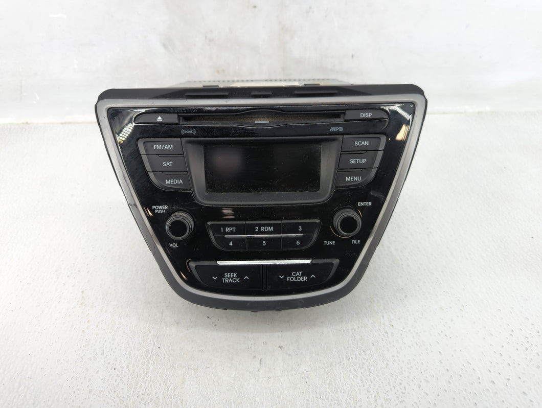 2014-2016 Hyundai Elantra Radio AM FM Cd Player Receiver Replacement P/N:96170-3X156GU Fits 2014 2015 2016 OEM Used Auto Parts