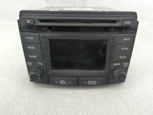 2012-2015 Hyundai Sonata Radio AM FM Cd Player Receiver Replacement P/N:96180-3Q8004X Fits 2012 2013 2014 2015 OEM Used Auto Parts