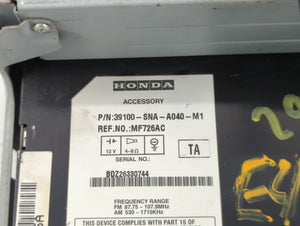 2006-2011 Honda Civic Radio AM FM Cd Player Receiver Replacement P/N:39100-SNA-A040-M1 Fits Fits 2006 2007 2008 2009 2010 2011 OEM Used Auto Parts