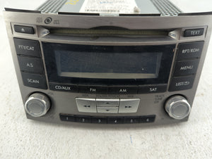 2012-2014 Subaru Legacy Radio AM FM Cd Player Receiver Replacement P/N:86201AJ61A Fits 2012 2013 2014 OEM Used Auto Parts