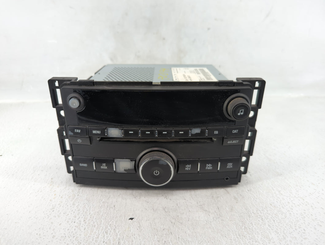 2009-2010 Chevrolet Cobalt Radio AM FM Cd Player Receiver Replacement P/N:25834576 Fits 2009 2010 OEM Used Auto Parts