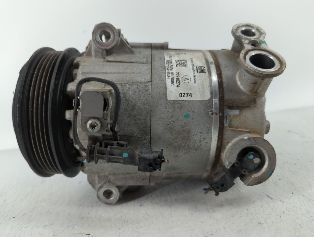 2014-2016 Buick Regal Air Conditioning A/c Ac Compressor Oem