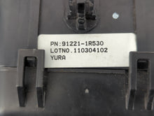 2012-2013 Hyundai Accent Fusebox Fuse Box Panel Relay Module P/N:91221-1R532 Fits 2012 2013 OEM Used Auto Parts