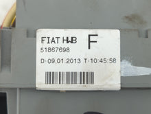 2013 Dodge Dart Fusebox Fuse Box Panel Relay Module P/N:51867698 Fits OEM Used Auto Parts