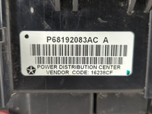 2014-2019 Infiniti Q50 Fusebox Fuse Box Panel Relay Module P/N:P68192083AC Fits 2014 2015 2016 2017 2018 2019 2020 OEM Used Auto Parts