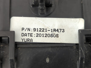 2012-2013 Hyundai Accent Fusebox Fuse Box Panel Relay Module P/N:91221-1R713 Fits 2012 2013 OEM Used Auto Parts