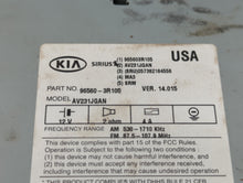 2014-2015 Kia Cadenza Radio AM FM Cd Player Receiver Replacement P/N:96560-3R105 Fits 2014 2015 OEM Used Auto Parts