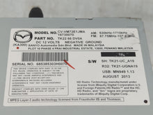 2013-2015 Mazda Cx-9 Radio AM FM Cd Player Receiver Replacement P/N:TK22 66 DV0 Fits 2013 2014 2015 OEM Used Auto Parts