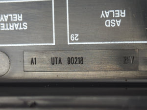 2000-2002 Jeep Wrangler Fusebox Fuse Box Panel Relay Module P/N:A1 UTA 90218 Fits 2000 2001 2002 OEM Used Auto Parts