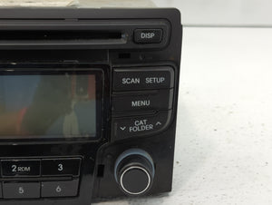 2012-2015 Hyundai Sonata Radio AM FM Cd Player Receiver Replacement P/N:96180-3Q6004X Fits 2012 2013 2014 2015 OEM Used Auto Parts