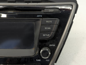 2014-2016 Hyundai Elantra Radio AM FM Cd Player Receiver Replacement P/N:96180-3X1755GU Fits 2014 2015 2016 OEM Used Auto Parts