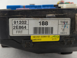 2005-2009 Hyundai Tucson Fusebox Fuse Box Panel Relay Module P/N:91202 2E864 Fits 2005 2006 2007 2008 2009 OEM Used Auto Parts