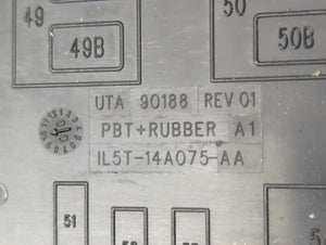 2000-2003 Ford Ranger Fusebox Fuse Box Panel Relay Module P/N:IL5T-14A075-AA UTA 90188 REV 01 Fits 2000 2001 2002 2003 OEM Used Auto Parts