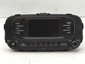 2017-2019 Kia Soul Radio AM FM Cd Player Receiver Replacement P/N:96170-B2490CA Fits 2017 2018 2019 OEM Used Auto Parts