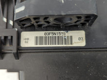 2004-2005 Chevrolet Trailblazer Fusebox Fuse Box Panel Relay Module P/N:03F5N1515 Fits 2004 2005 OEM Used Auto Parts