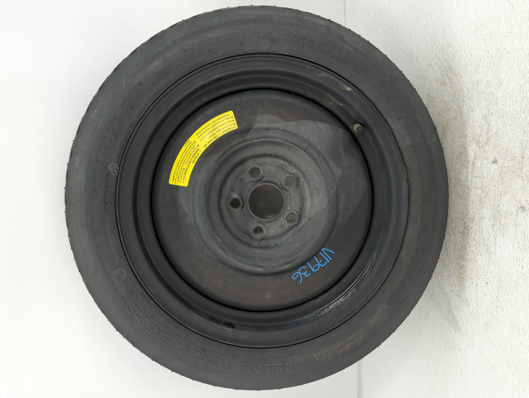 2012-2016 Subaru Impreza Spare Donut Tire Wheel Rim Oem