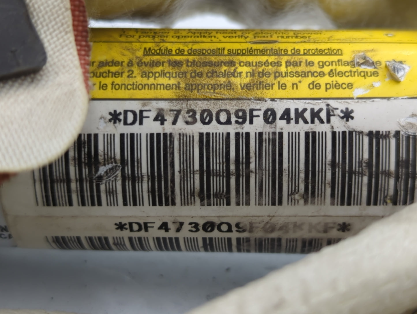 2004-2009 Cadillac Srx Air Bag Passenger Right Dashboard OEM P/N:DF4730Q9F04KKF Fits Fits 2004 2005 2006 2007 2008 2009 OEM Used Auto Parts - Oemusedautoparts1.com