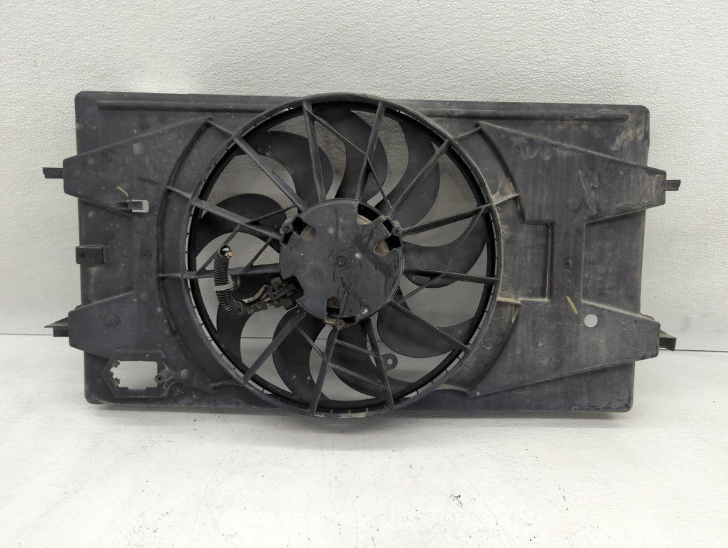 2007-2010 Pontiac G5 Left Radiator Fan Motor Assembly Black