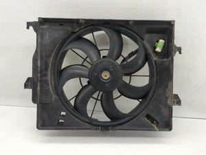 2015-2017 Hyundai Accent Left Radiator Fan Motor Assembly Black