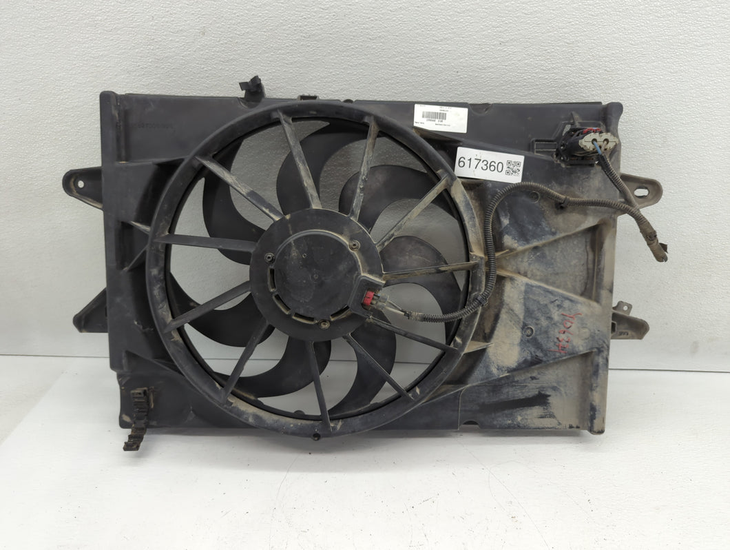 2010-2017 Gmc Terrain Left Radiator Fan Motor Assembly Black