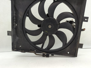 2012-2019 Nissan Versa Left Radiator Fan Motor Assembly Black