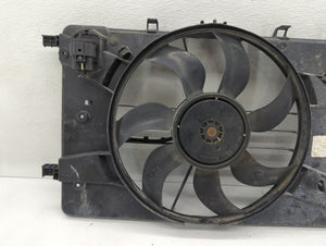 2011-2016 Chevrolet Cruze Left Radiator Fan Motor Assembly Black