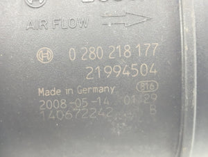 2007-2009 Cadillac Srx Mass Air Flow Meter Maf