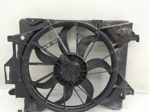 Dodge Caravan Left Radiator Fan Motor Assembly Black