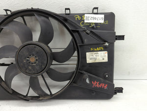 2011-2016 Chevrolet Cruze Left Radiator Fan Motor Assembly Black