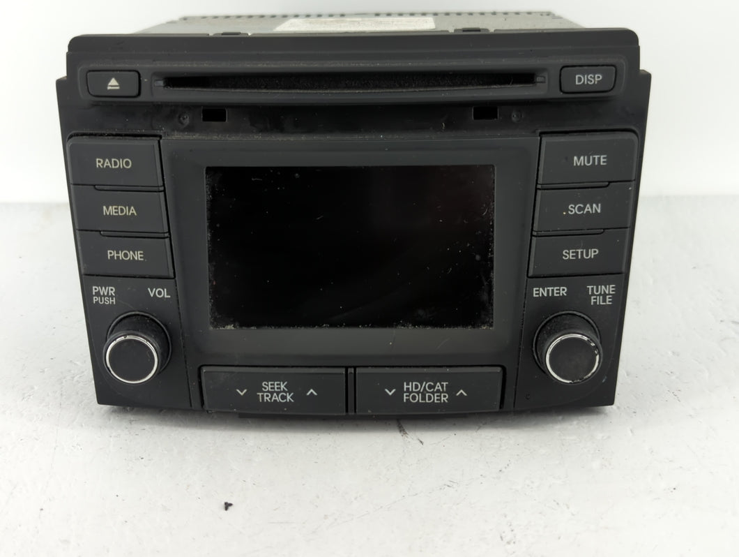 2013-2014 Hyundai Sonata Radio AM FM Cd Player Receiver Replacement P/N:96180-3Q8004X Fits 2013 2014 OEM Used Auto Parts