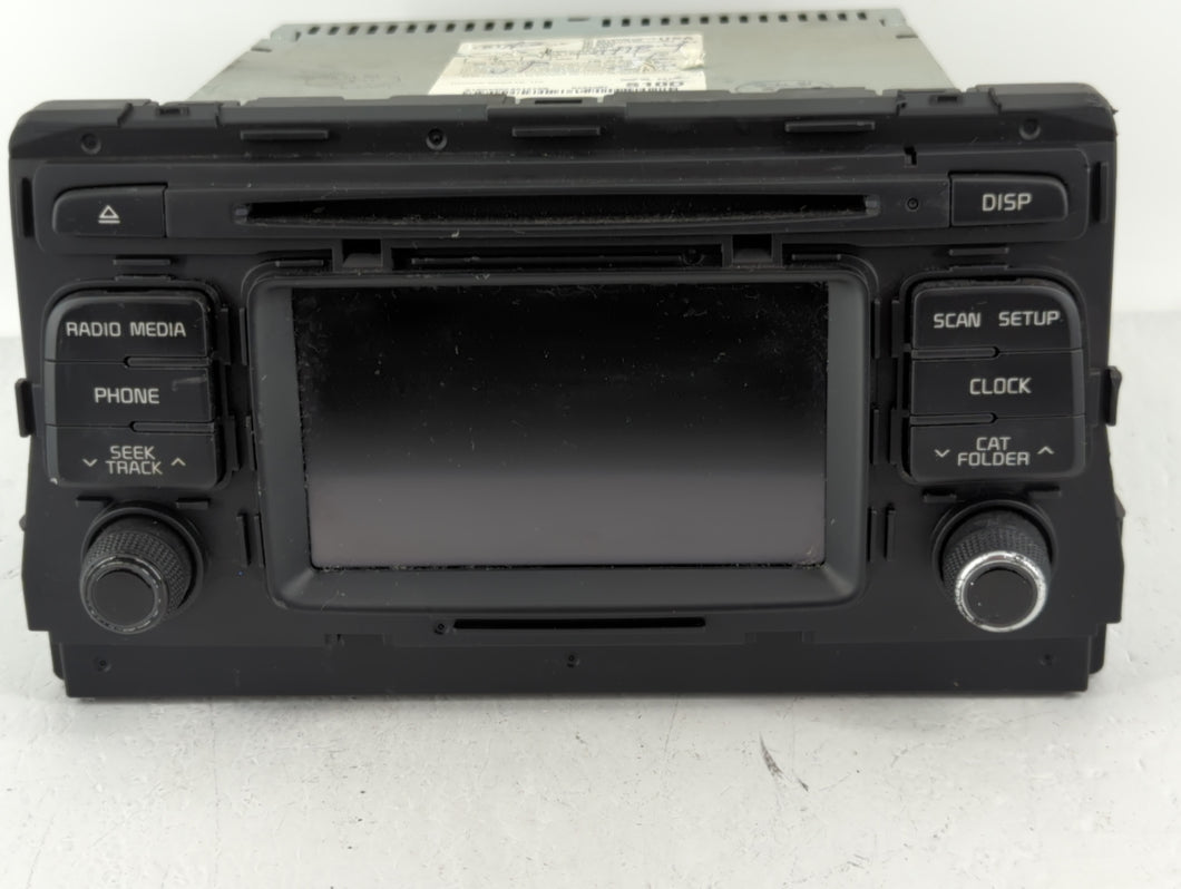 2016-2018 Kia Optima Radio AM FM Cd Player Receiver Replacement P/N:96180-D5100WK Fits 2016 2017 2018 OEM Used Auto Parts