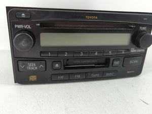 2004-2007 Toyota Highlander Radio AM FM Cd Player Receiver Replacement P/N:86120-52241 Fits 2003 2004 2005 2006 2007 OEM Used Auto Parts