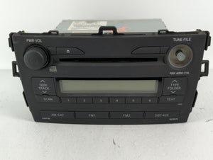 2009 Toyota Corolla Radio AM FM Cd Player Receiver Replacement P/N:86120-12B30 Fits OEM Used Auto Parts