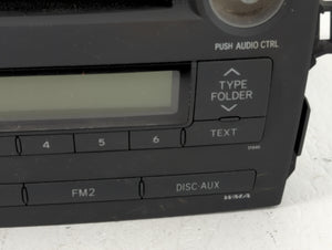 2009 Toyota Corolla Radio AM FM Cd Player Receiver Replacement P/N:86120-12B30 Fits OEM Used Auto Parts