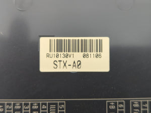 2007-2013 Acura Mdx Fusebox Fuse Box Panel Relay Module P/N:081106 RU10130V1 Fits 2007 2008 2009 2010 2011 2012 2013 OEM Used Auto Parts