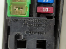 2011-2012 Nissan Murano Fusebox Fuse Box Panel Relay Module P/N:7154-5763-30 7254-5763-30 Fits 2011 2012 OEM Used Auto Parts