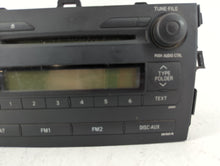 2009 Toyota Corolla Radio AM FM Cd Player Receiver Replacement P/N:86120-02750 Fits OEM Used Auto Parts