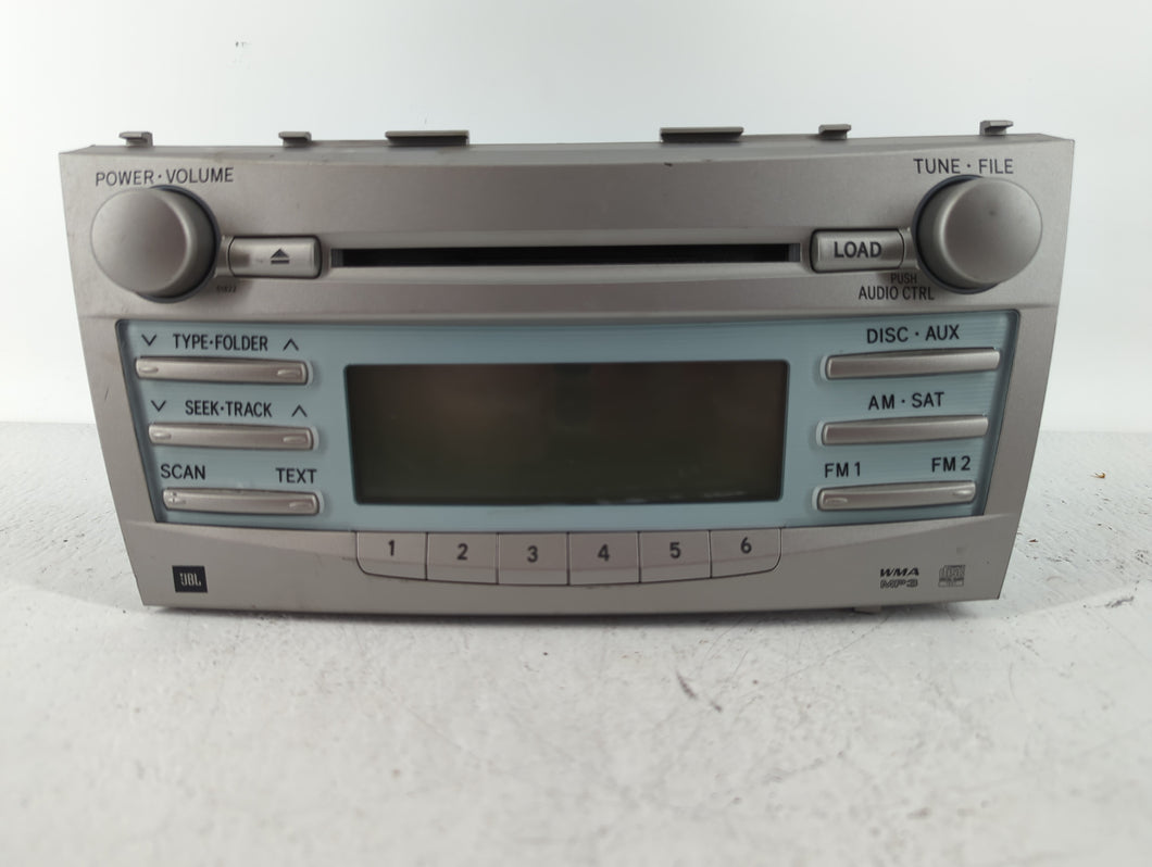 2007-2009 Toyota Camry Radio AM FM Cd Player Receiver Replacement P/N:86120-33A00 Fits 2007 2008 2009 OEM Used Auto Parts